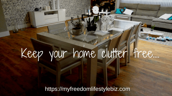 Keep your home clutter free