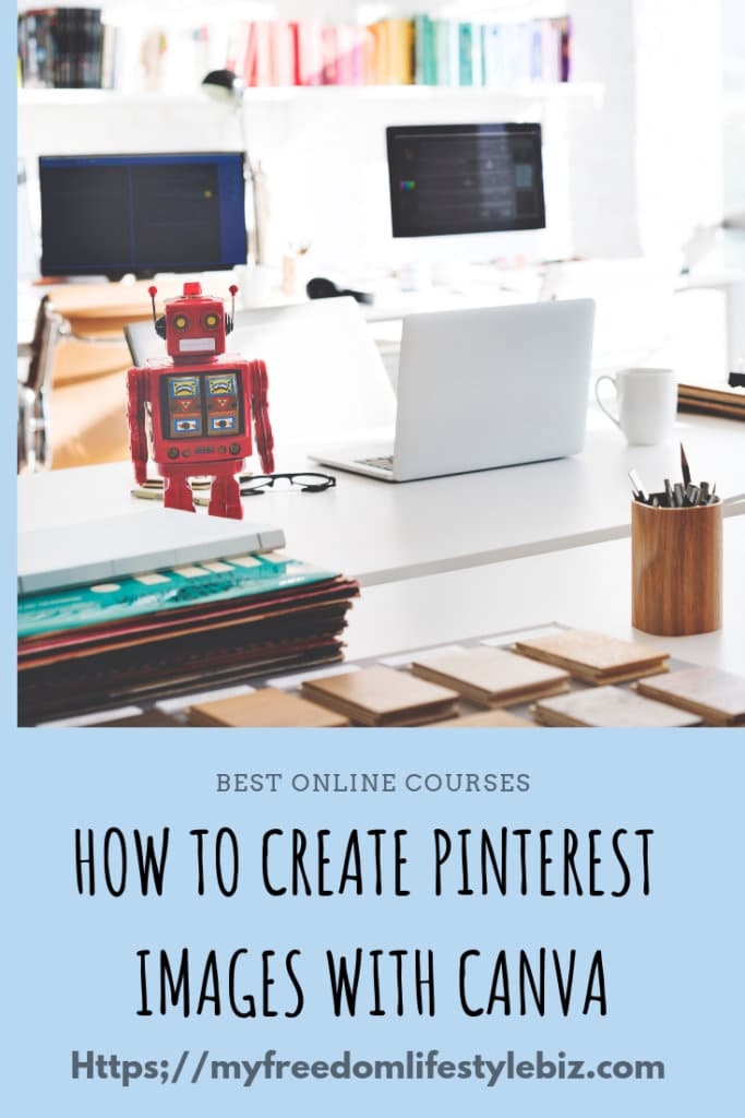 How to create a Pinterest images with canva