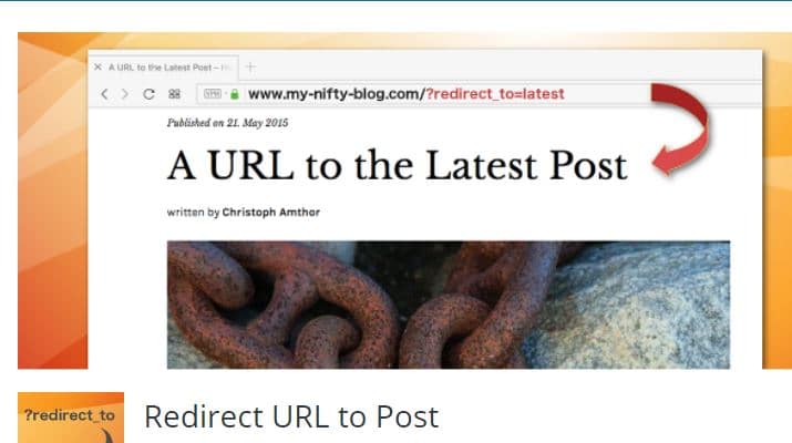 Redirect URL to post