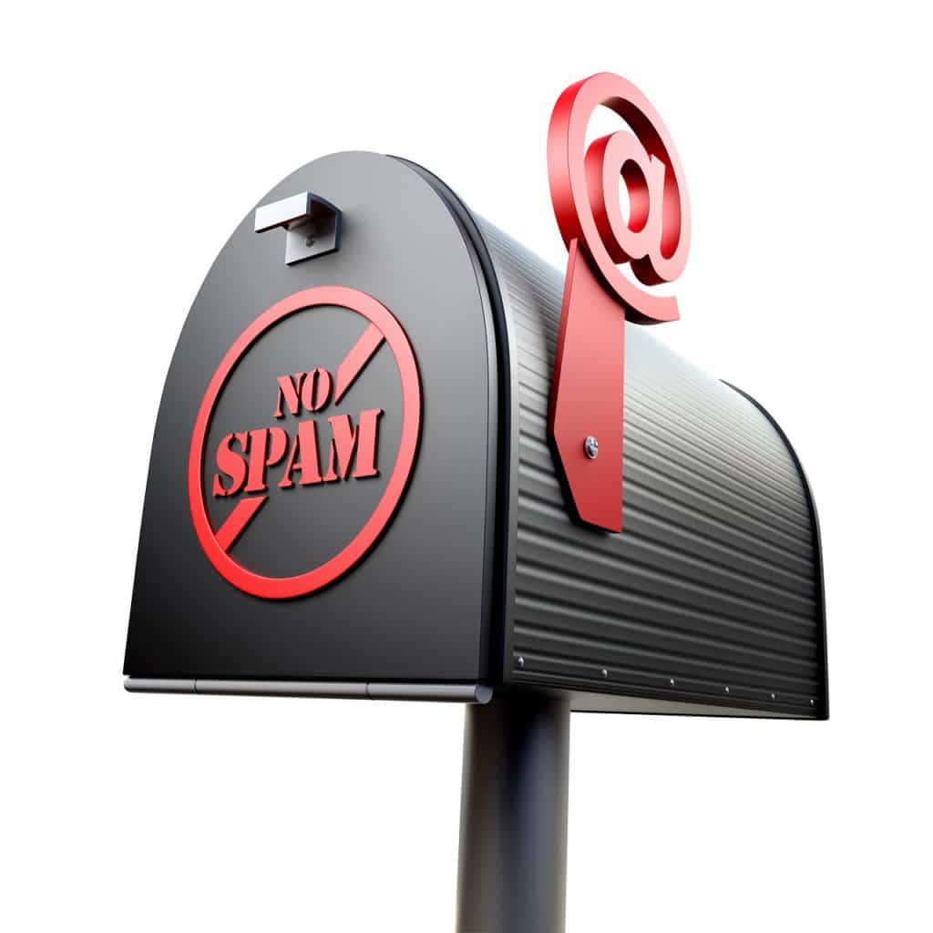 Spam in email marketing