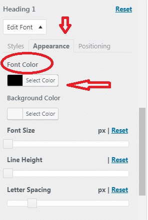 Change the Font colour on your WP Site