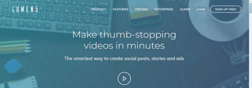 Lumen5 the best videomaker for blogs