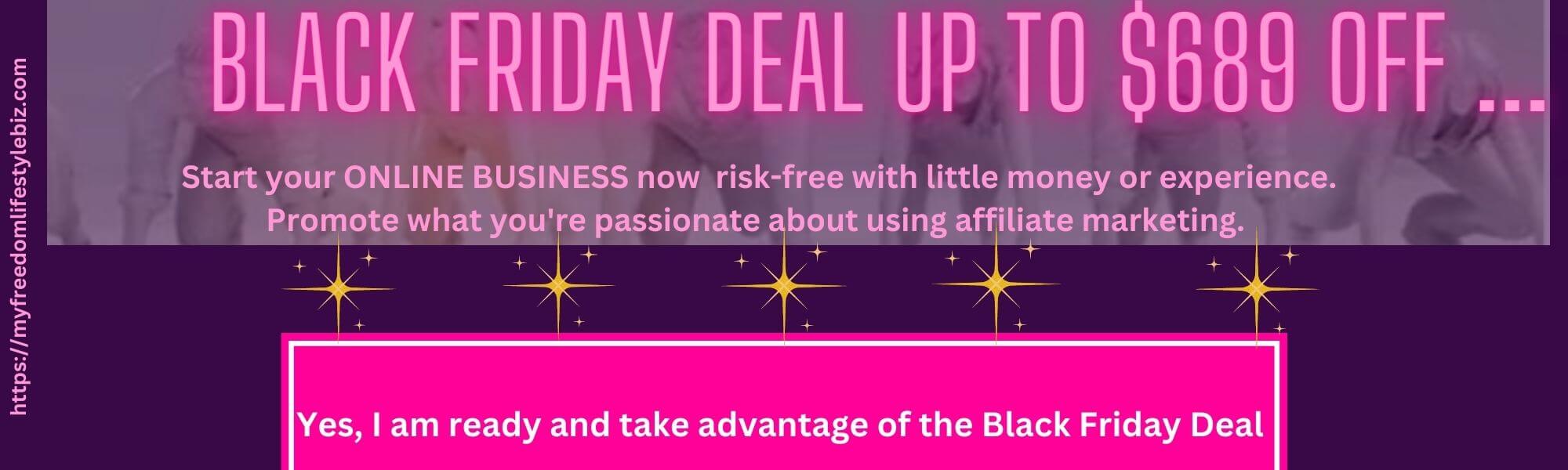 Black Friday deals wealthy affiliate online business