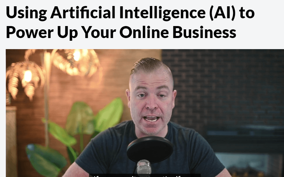 How to use AI in your online business. Grow your Business with Artificial Intelligence.