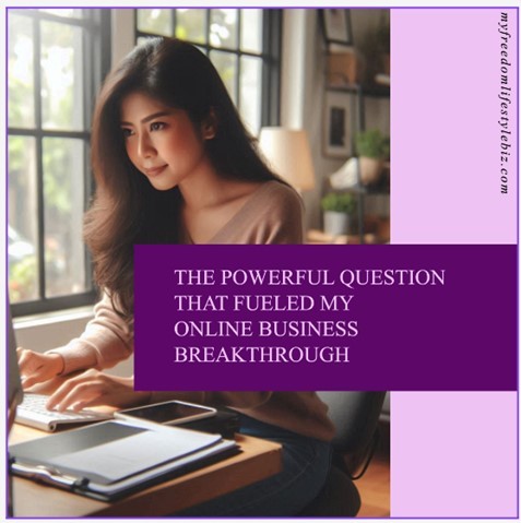How to get your online business unstuck. 